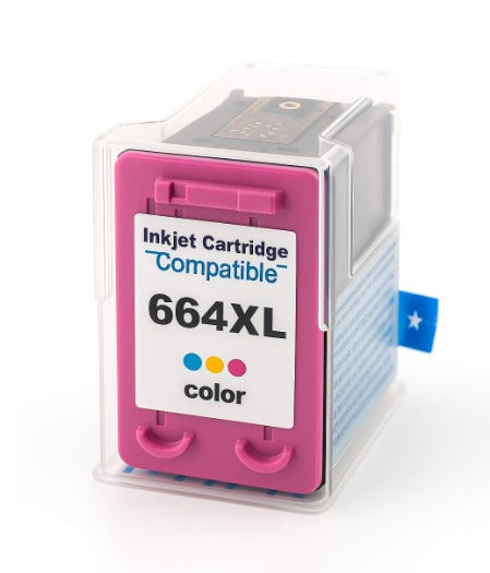 Cartucho de Tinta Compatível com HP 664XL  Color  Microjet
